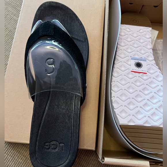 NWT Size 8.5 / 9 UGG Suede Thong Sandal - Picture 4 of 10